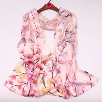 Women 100% Silk Long Scarf Shawls Hand roll-hemmed Sunscreen Wraps Cape Nourish the skin 170*50CM 4Colors
Women 100% Silk Long Scarf Shawls Hand roll-hemmed Sunscreen Wraps Cape Nourish the skin 170*50CM 4Colors