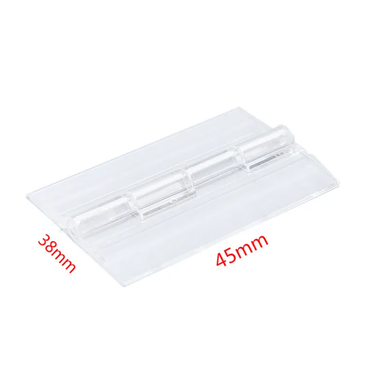 3PCS45x38mm transparent plastic folding hinge durable transparent acrylic hinge tool
3PCS45x38mm transparent plastic folding hinge durable transparent acrylic hinge tool