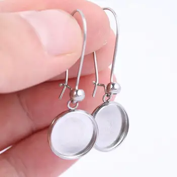 Onwear 20pcs 12mm 20mm Cabochon Earring Setting Blanks Stainless Steel earrings base bezel findings for jewelry supplies
Onwear 20pcs 12mm 20mm Cabochon Earring Setting Blanks Stainless Steel earrings base bezel findings for jewelry supplies
