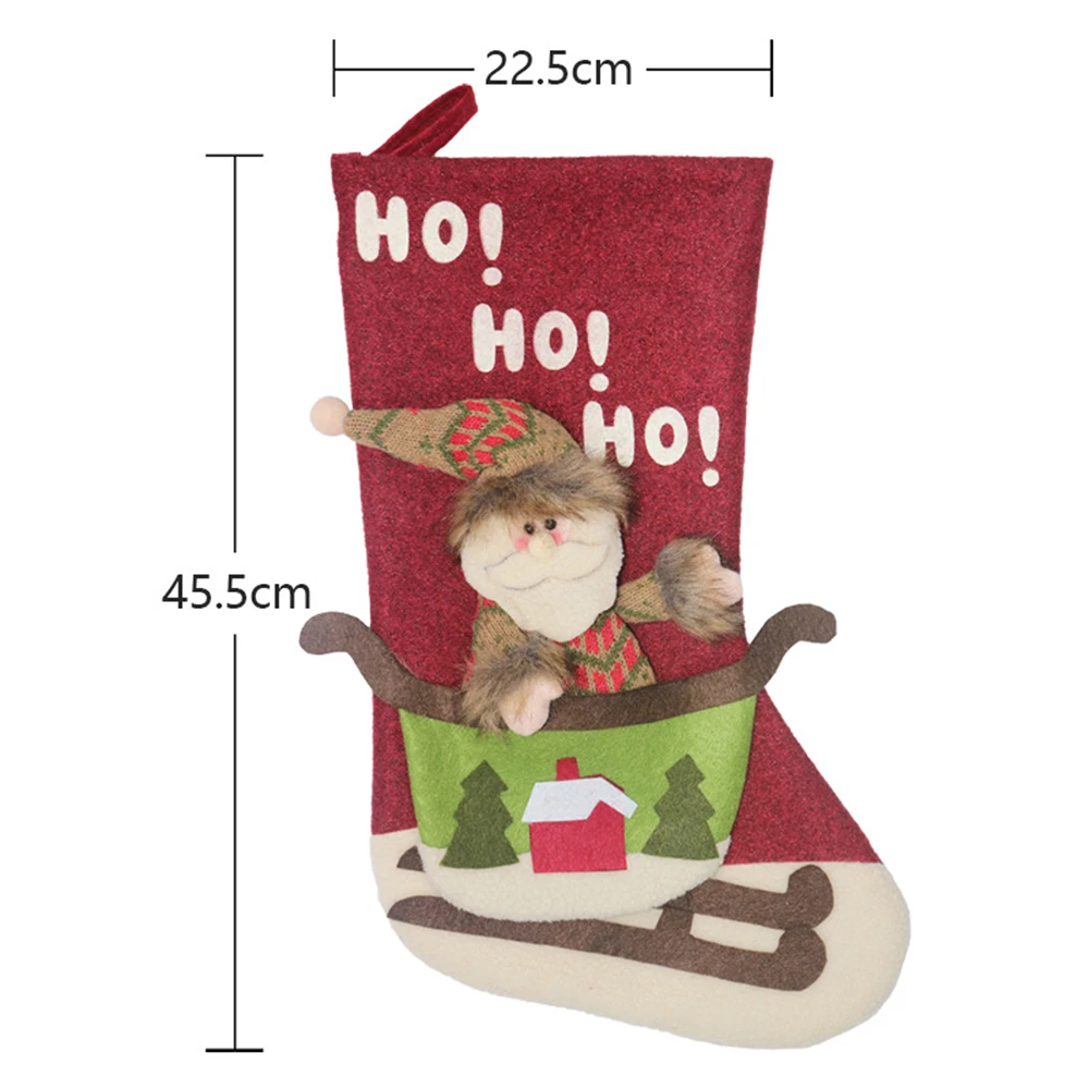 christmas stocking gift candy bag xmas tree decorations big