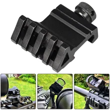 45 Degree Offset Rail Mount Quick Release 4 Slot Weaver Picatinny Rail Mount Low Profile Adapter for Flashlight Laser Dot Sight
45 Degree Offset Rail Mount Quick Release 4 Slot Weaver Picatinny Rail Mount Low Profile Adapter for Flashlight Laser Dot Sight