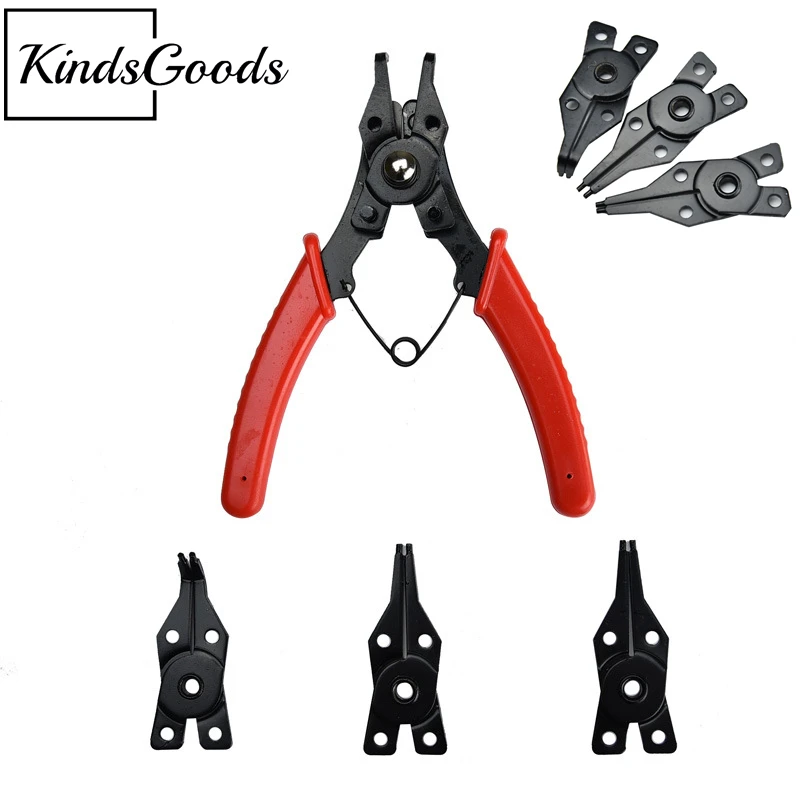 1 Set Multifunctional Snap Ring Pliers 4 in 1 Multi Crimp Tool Remove Retaining Circlip Pliers Combination Retaining Clip
1 Set Multifunctional Snap Ring Pliers 4 in 1 Multi Crimp Tool Remove Retaining Circlip Pliers Combination Retaining Clip