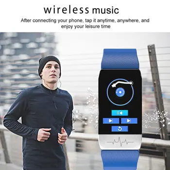 Smart Bracelet ECG+PPG Body Temperature Fitness Tracker Waterproof Music Smart Band Sport Blood Pressure Health monitor
Smart Bracelet ECG+PPG Body Temperature Fitness Tracker Waterproof Music Smart Band Sport Blood Pressure Health monitor