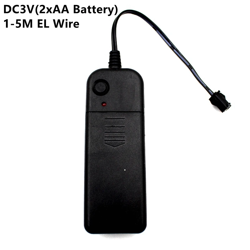 DC3V 2*AA Battery Power Supply Adapter Driver Controller Inverter For 1-5M El Wire Electroluminescent Light,DC To AC
DC3V 2*AA Battery Power Supply Adapter Driver Controller Inverter For 1-5M El Wire Electroluminescent Light,DC To AC
