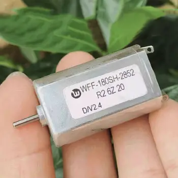 FF-180SH DC 2.4V 8300RPM Precious Metal Brush Mini 180 Motor 2mm Dia Shaft for Electric Shaver
FF-180SH DC 2.4V 8300RPM Precious Metal Brush Mini 180 Motor 2mm Dia Shaft for Electric Shaver