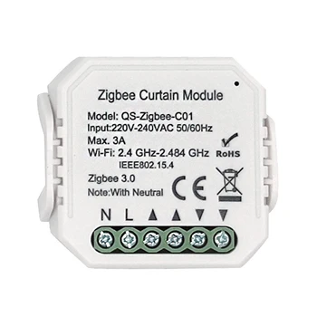 Practical Remote Control Curtain Switch Module For Roller Shutter Easy Install Wireless With Timer Home Blind Motor Zigbee App
Practical Remote Control Curtain Switch Module For Roller Shutter Easy Install Wireless With Timer Home Blind Motor Zigbee App