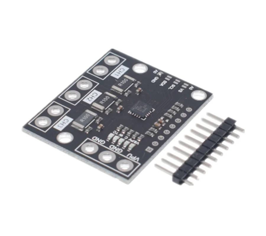 INA3221 Triple-Channel Module, High-Side Measurement, Shunt and Bus Voltage Monitor with I 2C- and SMBUS-Compatible Interface
INA3221 Triple-Channel Module, High-Side Measurement, Shunt and Bus Voltage Monitor with I 2C- and SMBUS-Compatible Interface