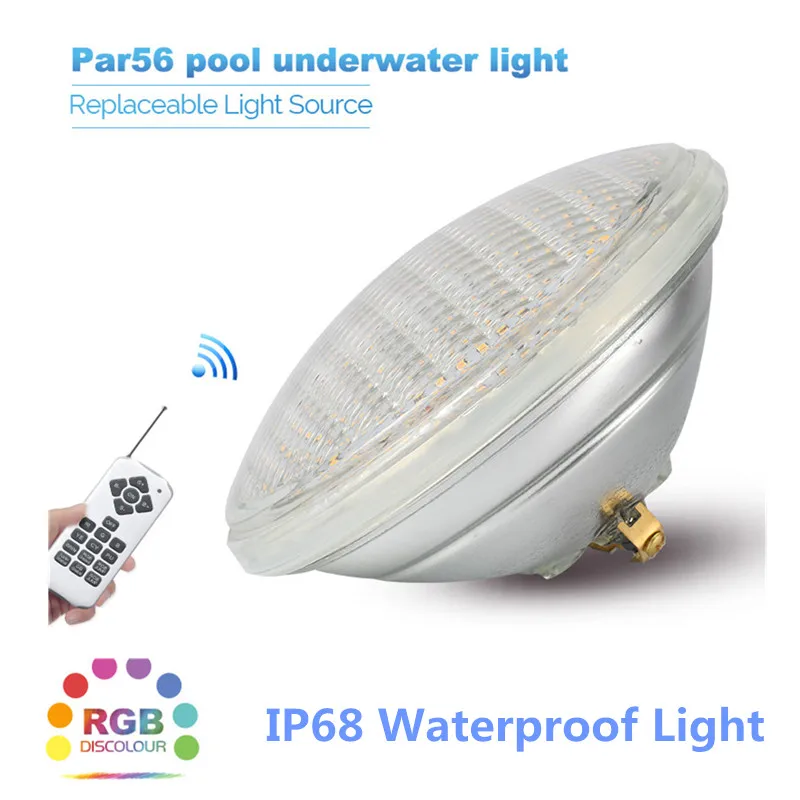 Par 56 Underwater Light LED Swimming Pool Light IP68 AC12V LED RGB Lights Color Changeable Waterproof Light Replace Halogen Lamp
Par 56 Underwater Light LED Swimming Pool Light IP68 AC12V LED RGB Lights Color Changeable Waterproof Light Replace Halogen Lamp