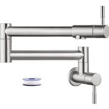 Foldable Brass Wall Mounted Kitchen Faucet Pot Filler Faucet Swivel Folding Retractable Rotary Stretch Basin Faucet Sink Tap
Foldable Brass Wall Mounted Kitchen Faucet Pot Filler Faucet Swivel Folding Retractable Rotary Stretch Basin Faucet Sink Tap