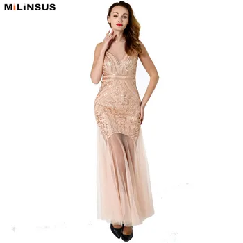 2020 New Mesh Sexy Women Dress Elegant Sequin Fishtail Long Dresses Party Night Black Lady Clothes Vestidos Vintage
2020 New Mesh Sexy Women Dress Elegant Sequin Fishtail Long Dresses Party Night Black Lady Clothes Vestidos Vintage