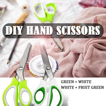 ABS Handle Stainless Steel Sewing Cut 24cm Zig Zag Dressmaking Tailor Leather Handicraft Fabric Shear Pinking Scissor Textile
ABS Handle Stainless Steel Sewing Cut 24cm Zig Zag Dressmaking Tailor Leather Handicraft Fabric Shear Pinking Scissor Textile