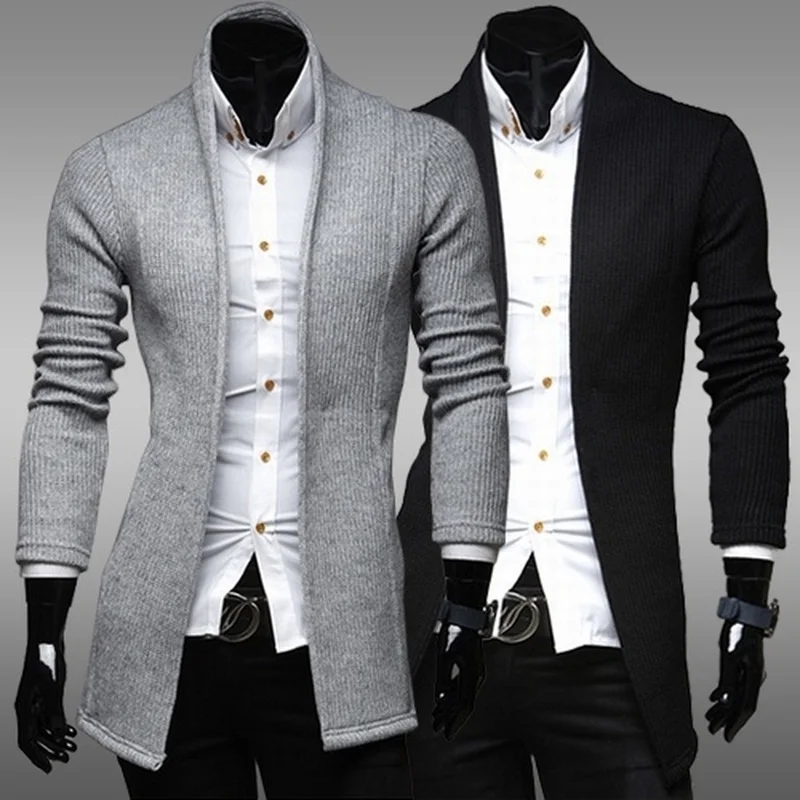 ZOGAA Mens Slim Long Cardigan Sweater Spring Autumn Casual Solid Sweater Coat Slim Solid Fashion Sweater Outwear Male Overcoats
ZOGAA Mens Slim Long Cardigan Sweater Spring Autumn Casual Solid Sweater Coat Slim Solid Fashion Sweater Outwear Male Overcoats