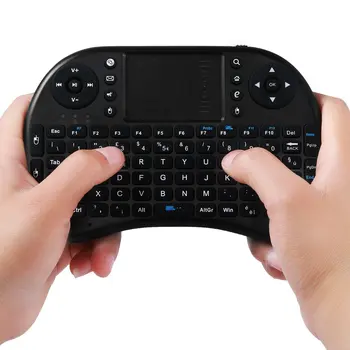 Mini Black 2.4Ghz Wireless 92 Keys Touchpad Keyboard Ergonomically Handheld Design Easy to Carry and Operate
Mini Black 2.4Ghz Wireless 92 Keys Touchpad Keyboard Ergonomically Handheld Design Easy to Carry and Operate