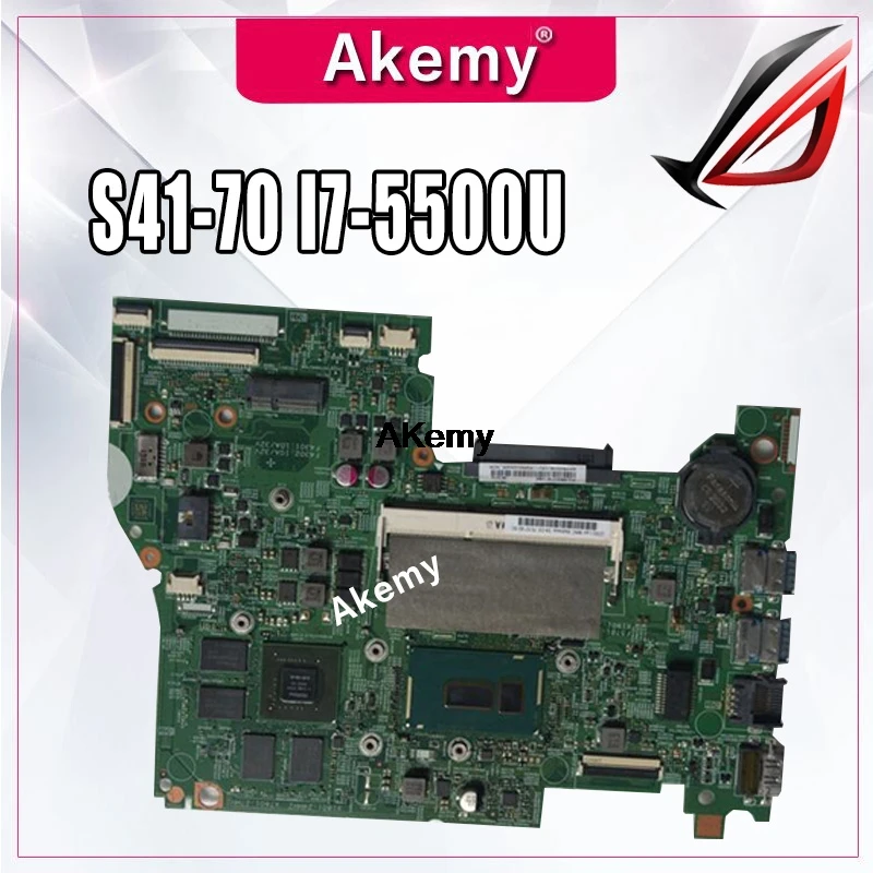 Genuine High quality New For Lenovo S41-70 Laptop Motherboard 5B20H91096 SR23W I7-5500U DDR3L 2GB 100% Fully Tested
Genuine High quality New For Lenovo S41-70 Laptop Motherboard 5B20H91096 SR23W I7-5500U DDR3L 2GB 100% Fully Tested