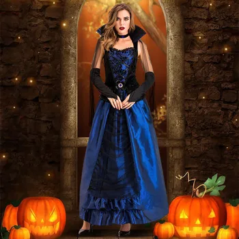 Women Halloween Cosplay Vintage Style Witch Count Middle Ages Court DressDrop shipping supplier boy girl the man woman Sexy
Women Halloween Cosplay Vintage Style Witch Count Middle Ages Court DressDrop shipping supplier boy girl the man woman Sexy