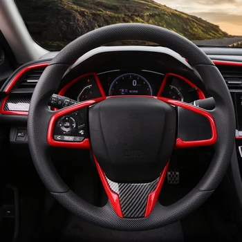 It is suitable for the interior decoration of ten generation Car for Honda Civic red interior with carbon fiber central control 
It is suitable for the interior decoration of ten generation Car for Honda Civic red interior with carbon fiber central control