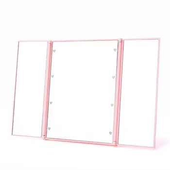 Led Desktop Tri-Fold Beauty Mirror Illuminated Light Makeup Mirror Folding Cosmetic Mirror For Bz1594
Led Desktop Tri-Fold Beauty Mirror Illuminated Light Makeup Mirror Folding Cosmetic Mirror For Bz1594