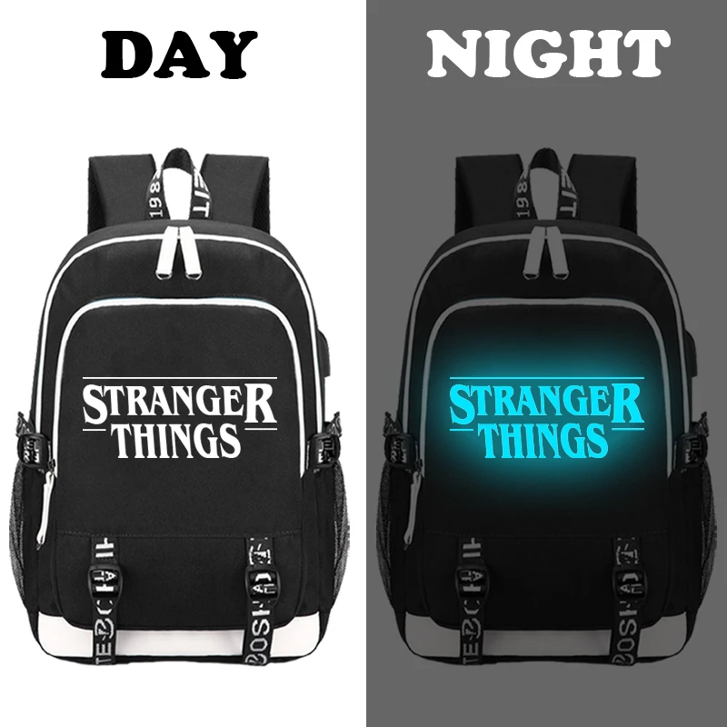 Luminous Backpack Multifunction USB Charging Stranger Things Travel Canvas Student Backpack For Teenagers Boys Girls School Bag
Luminous Backpack Multifunction USB Charging Stranger Things Travel Canvas Student Backpack For Teenagers Boys Girls School Bag