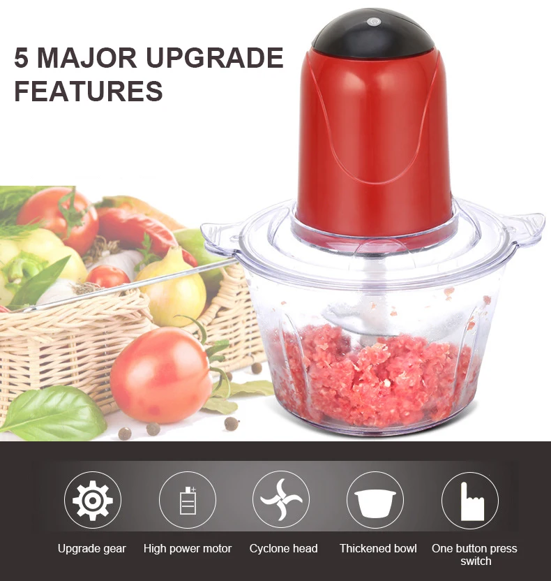 Electric chopper powerful meat grinder stainless steel multi-function household food processor meat kitchen mixer
Electric chopper powerful meat grinder stainless steel multi-function household food processor meat kitchen mixer