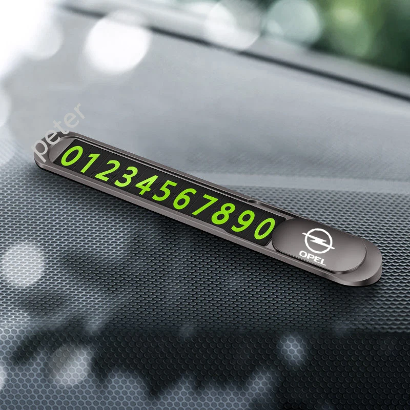 Luminous Car Temporary Parking Card Telephone Number Holder Auto Numbers Stickers for Opel insignia Astra j h corsa
Luminous Car Temporary Parking Card Telephone Number Holder Auto Numbers Stickers for Opel insignia Astra j h corsa