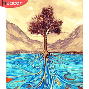 HUACAN Oil Painting By Numbers Tree Landscape Kits Drawing Canvas HandPainted DIY Pictures Scenery Art Home Decoration
HUACAN Oil Painting By Numbers Tree Landscape Kits Drawing Canvas HandPainted DIY Pictures Scenery Art Home Decoration