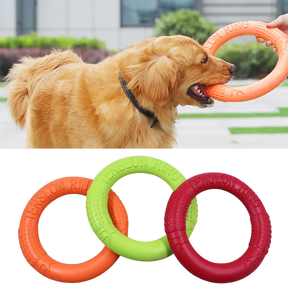 Pet Flying Discs EVA Dog Training Ring Puller Resistant Bite Floating Toy Puppy Outdoor Interactive Game Playing Products Supply
Pet Flying Discs EVA Dog Training Ring Puller Resistant Bite Floating Toy Puppy Outdoor Interactive Game Playing Products Supply