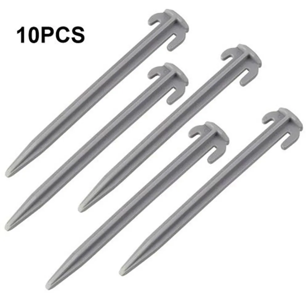 10 PCS Outdoor Ultralight Camping Tent Stakes Pegs Pins Plastic Nylon Tent Nails Tent Mat Stake Nails Tent Accessories
10 PCS Outdoor Ultralight Camping Tent Stakes Pegs Pins Plastic Nylon Tent Nails Tent Mat Stake Nails Tent Accessories