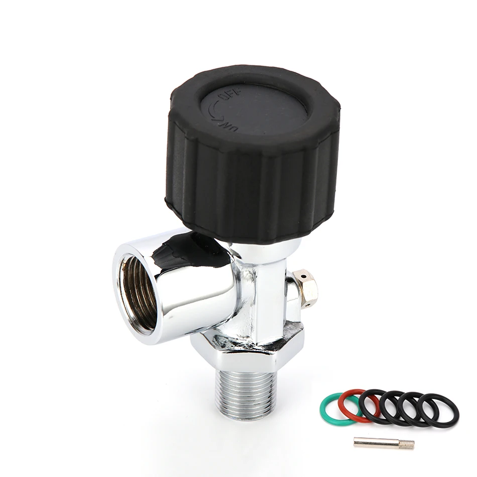 PCP Paintball Din Valve Tank ON/OFF Valves M18 Male G5/8 Female 30Mpa/4500psi for M18*1.5 High Pressure Cylinders/CF Tank DVC05
PCP Paintball Din Valve Tank ON/OFF Valves M18 Male G5/8 Female 30Mpa/4500psi for M18*1.5 High Pressure Cylinders/CF Tank DVC05