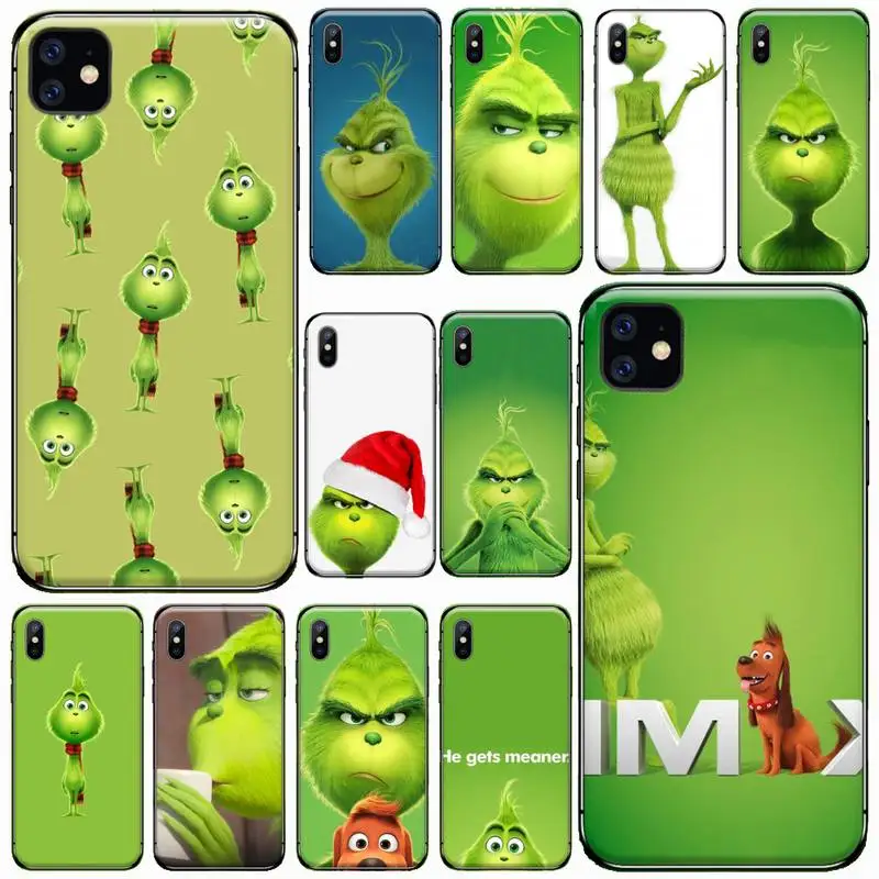 

Grinch Grinch Christmas Phone Case for iPhone 11 12 pro XS MAX 8 7 6 6S Plus X 5S SE 2020 XR
