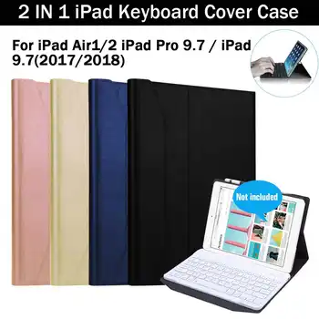 2 In 1 NEW bluetooth Keyboard Cover Keyboard Case for iPad Air1/2 for iPad Pro 9.7 / for iPad 9.7(2017/2018) Multi-Angle Stand
2 In 1 NEW bluetooth Keyboard Cover Keyboard Case for iPad Air1/2 for iPad Pro 9.7 / for iPad 9.7(2017/2018) Multi-Angle Stand