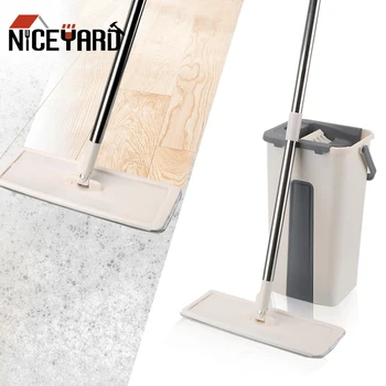 Flat Squeeze Magic Mop Set Automatic Spin Mop Hand Free Washing Ultrafine Fiber Cleaning Cloth Wooden Floor Flat Lazy Mop
Flat Squeeze Magic Mop Set Automatic Spin Mop Hand Free Washing Ultrafine Fiber Cleaning Cloth Wooden Floor Flat Lazy Mop