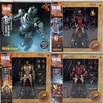 SCI-FI Revoltech Series NO.036 042 Iron Man Mark III MK3 NO.035 052 Mark 2 Mark II PVC Action Figure Collectible Model Toy
SCI-FI Revoltech Series NO.036 042 Iron Man Mark III MK3 NO.035 052 Mark 2 Mark II PVC Action Figure Collectible Model Toy