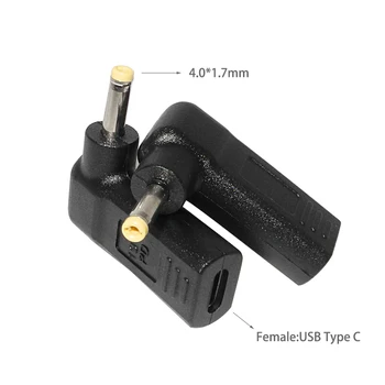 USB Type C Power Adapter Plug Converter 4.0 x 1.7mm Male To USB-C Female Jack Connector for Lenovo ideapad 310 110 100 Charger
USB Type C Power Adapter Plug Converter 4.0 x 1.7mm Male To USB-C Female Jack Connector for Lenovo ideapad 310 110 100 Charger