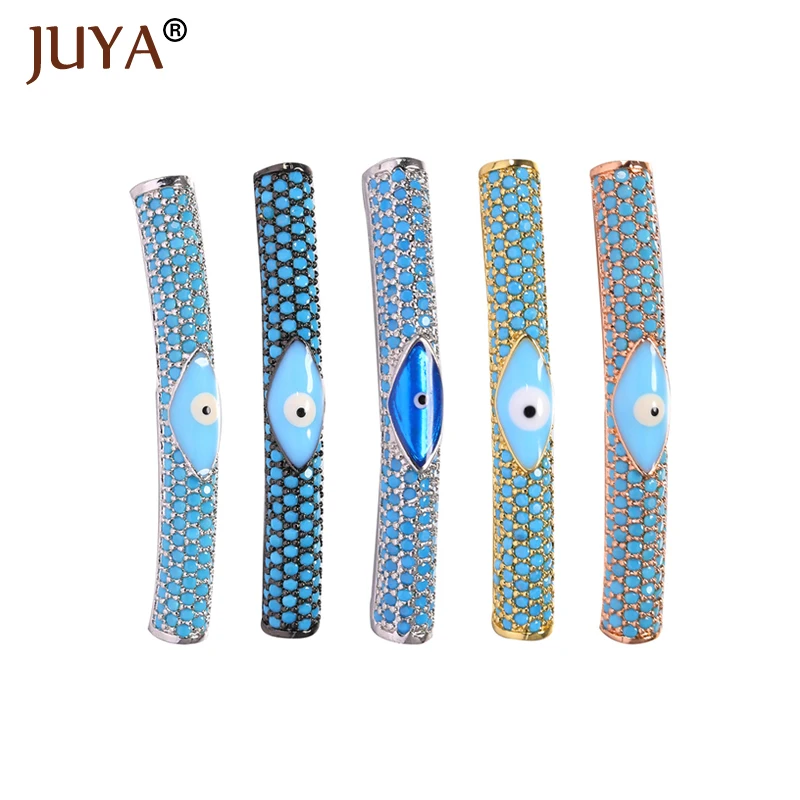 Juya Evil Eyes Turquoise Tube Beads for Jewelry Making Copper Curved Tube DIY Beads Charms fit Bracelet Necklace Accessories
Juya Evil Eyes Turquoise Tube Beads for Jewelry Making Copper Curved Tube DIY Beads Charms fit Bracelet Necklace Accessories
