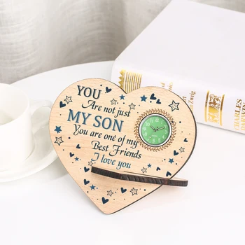 To My Son Birthday Gifts Ceative Table Clock Unique Wooden Decorative Custom Personalized Text & Pattern Gift Men
To My Son Birthday Gifts Ceative Table Clock Unique Wooden Decorative Custom Personalized Text & Pattern Gift Men