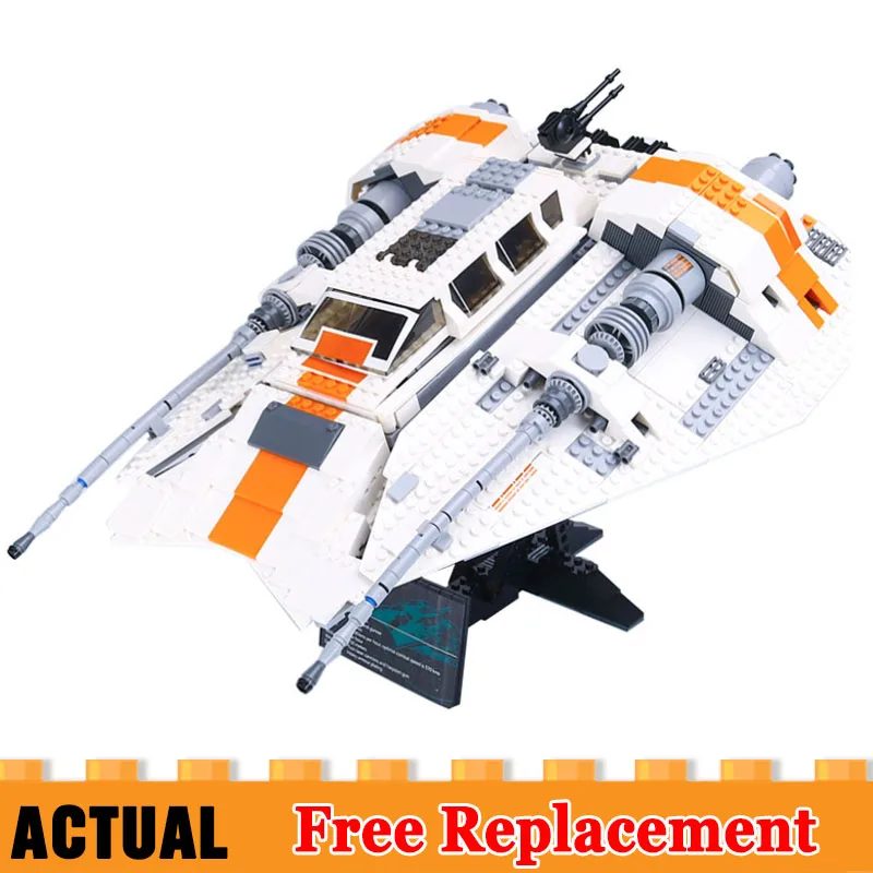 New 05084 Star Wars Aircraft compatible Lego 75144 Snowspeeder Model Building Bricks set Classic education Toy for children
New 05084 Star Wars Aircraft compatible Lego 75144 Snowspeeder Model Building Bricks set Classic education Toy for children