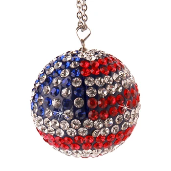 New Bling Bling Diamond Crystal Ball Car Pendant Creative Auto Decoration Rear View Mirror Ornament Hanging Ornaments
New Bling Bling Diamond Crystal Ball Car Pendant Creative Auto Decoration Rear View Mirror Ornament Hanging Ornaments