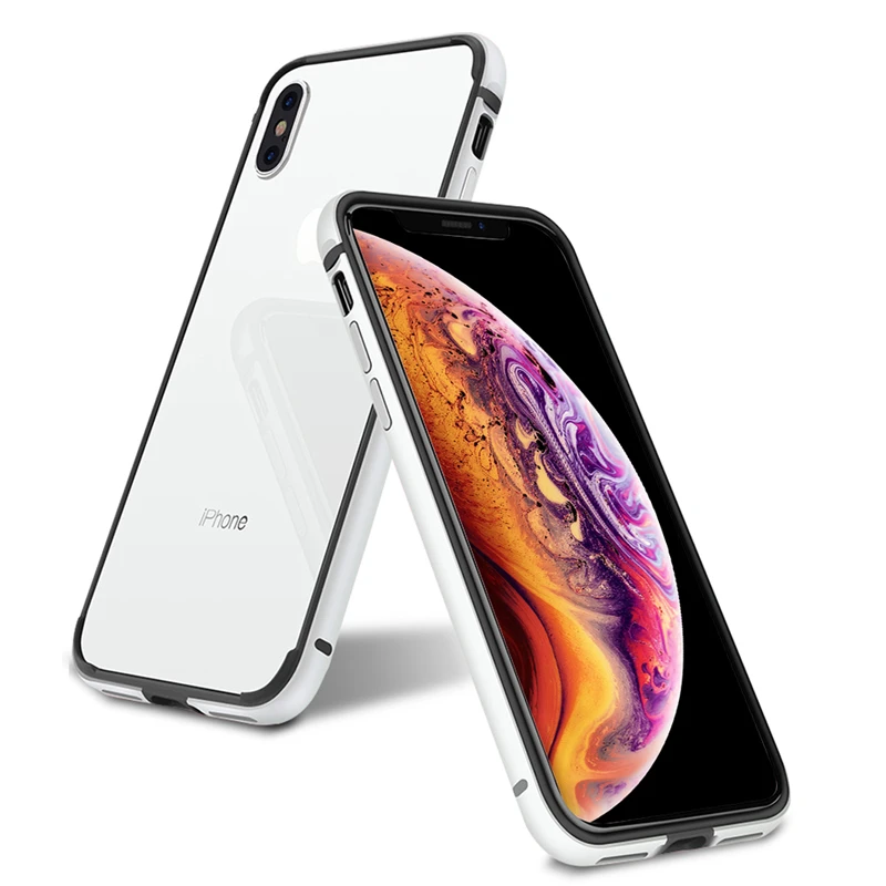 Роскошный тонкий модный металлический бампер для iPhone 11 Pro Max Xs Xr X 6 7 8 Plus