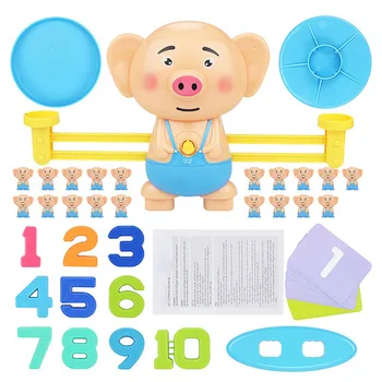 Math Toys DIY Math Balance Cartoon Animal Number Balancing Scale Math Game Kids Educational Toy Addition Subtraction Toys
Math Toys DIY Math Balance Cartoon Animal Number Balancing Scale Math Game Kids Educational Toy Addition Subtraction Toys