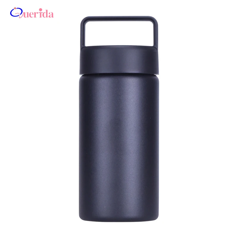 Фото Quality Stainless Steel Thermos Bottle 400ml Travel Coffee Mug Portable Vacuum Flask Insulated Tumbler Wide Mouth Thermo | Дом и сад