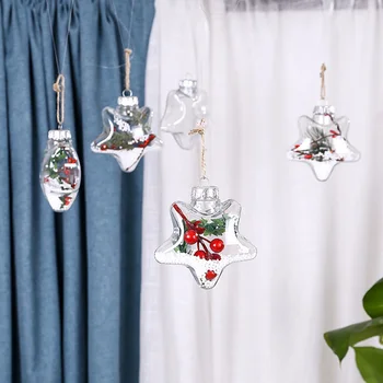 Christmas Clear Star Pendant Red Berry Fruit Stuffed Bauble Fillable Xmas Tree Hanging Ornament Wedding Party Decor
Christmas Clear Star Pendant Red Berry Fruit Stuffed Bauble Fillable Xmas Tree Hanging Ornament Wedding Party Decor