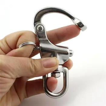 3.42 inch316 Stainless Steel Rotatable Snap Shackle for Marine / Boat /Yacht Heavy duty snap shackle
3.42 inch316 Stainless Steel Rotatable Snap Shackle for Marine / Boat /Yacht Heavy duty snap shackle