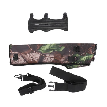 Durable Canvas Back Quiver Belt Bag 3 Tubes Bow Arrow Holder for 30 Arrows Protection + Archery Arm Guard with 3 Straps
Durable Canvas Back Quiver Belt Bag 3 Tubes Bow Arrow Holder for 30 Arrows Protection + Archery Arm Guard with 3 Straps