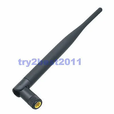 DHL/EMS 50 Sets Antenna 2.4GHZ 2.4G 5dBi SMA plug pin for Booster WiFi Wireless Network LAN -C1
DHL/EMS 50 Sets Antenna 2.4GHZ 2.4G 5dBi SMA plug pin for Booster WiFi Wireless Network LAN -C1