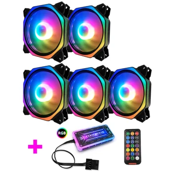 COOLMOON MONGFANG2 Computer Case PC Cooling Fan RGB Adjust 120Mm Quiet + IR Remote New Computer Cooler RGB CPU Case Fan
COOLMOON MONGFANG2 Computer Case PC Cooling Fan RGB Adjust 120Mm Quiet + IR Remote New Computer Cooler RGB CPU Case Fan