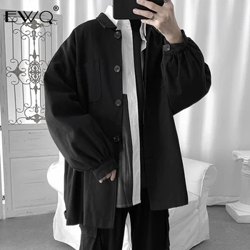 EWQ / 2019 New Fashion Autumn Man's Jackets Lapel Single Breasted Solid Coat Men Loose Casual Lantern Sleeve Tide Male 9A394
EWQ / 2019 New Fashion Autumn Man's Jackets Lapel Single Breasted Solid Coat Men Loose Casual Lantern Sleeve Tide Male 9A394