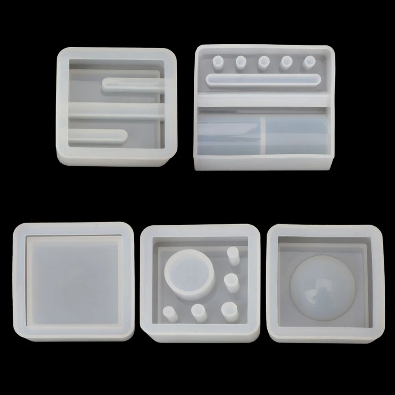 5Pcs Silicone Mold Card Storage Pen Holder Pencil Holder Ashtray Epoxy Resin Casting Mold Office Desk Ornaments Handmade
5Pcs Silicone Mold Card Storage Pen Holder Pencil Holder Ashtray Epoxy Resin Casting Mold Office Desk Ornaments Handmade