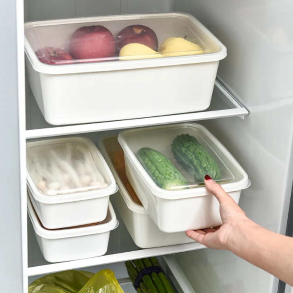 Multifunctional White Storage Box Kitchen Refrigerator Fresh-Keeping Box Plastic Vegetable Fruit Drain Basket Storage Box
Multifunctional White Storage Box Kitchen Refrigerator Fresh-Keeping Box Plastic Vegetable Fruit Drain Basket Storage Box