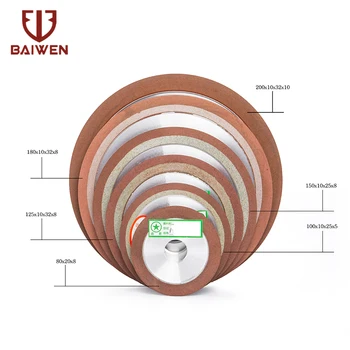 75/80/100/125mm Diamond Grinding Wheel Cutting Disc Resin Bonded Grinding Machine For Tungsten Steel Milling Tool 150-400#
75/80/100/125mm Diamond Grinding Wheel Cutting Disc Resin Bonded Grinding Machine For Tungsten Steel Milling Tool 150-400#