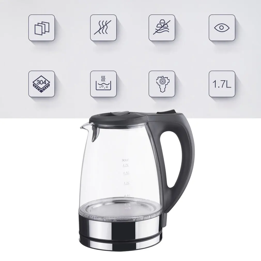 Fy-788 Glass Electric Kettle Thermostatic Kettle Smart Household Thermos Single Layer Power-off Protection with Scale 110V 1-2L
Fy-788 Glass Electric Kettle Thermostatic Kettle Smart Household Thermos Single Layer Power-off Protection with Scale 110V 1-2L